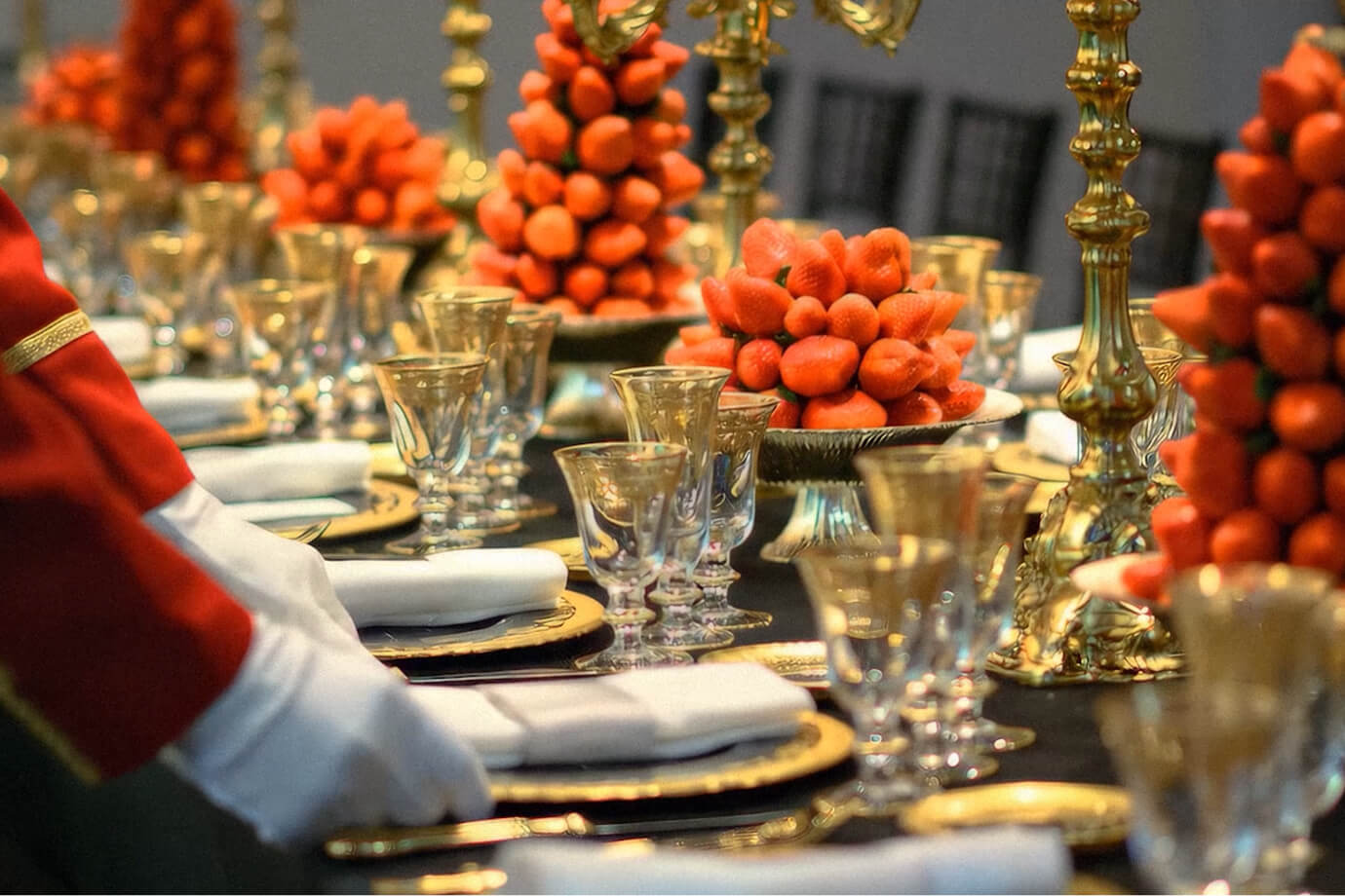 catering di lusso per matrimoni